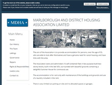 Tablet Screenshot of mdha.org.uk